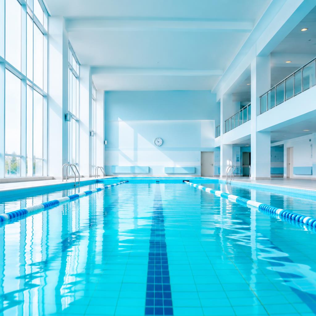 Schwimmen in einem Partner-Studio